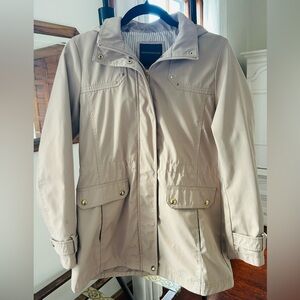Weatherproof Women's Beige Khaki Utility Outdoor Jacket Size Small